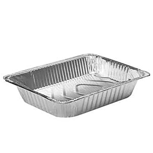 ALU74008 : HALF SHALLOW: Arrow Foil Tray 100pc