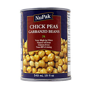 NUP42003 : NUPAK Chickpeas Can 24x450gm